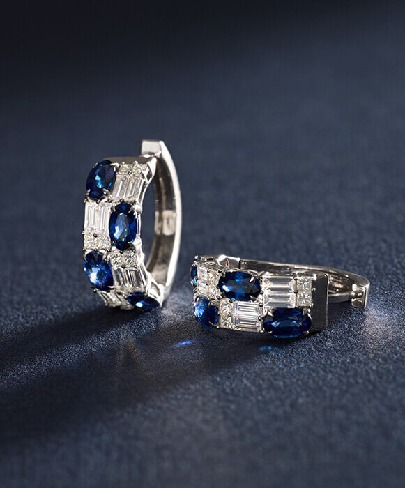 Blue sapphire jewelry.