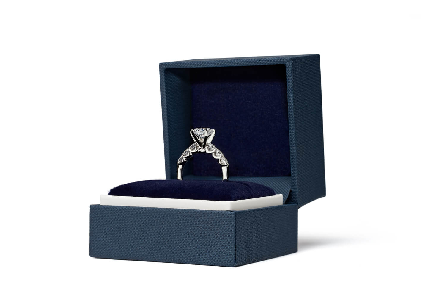 Tessere Diamond Engagement Ring in 14k White Gold (5/8 ct. tw.)